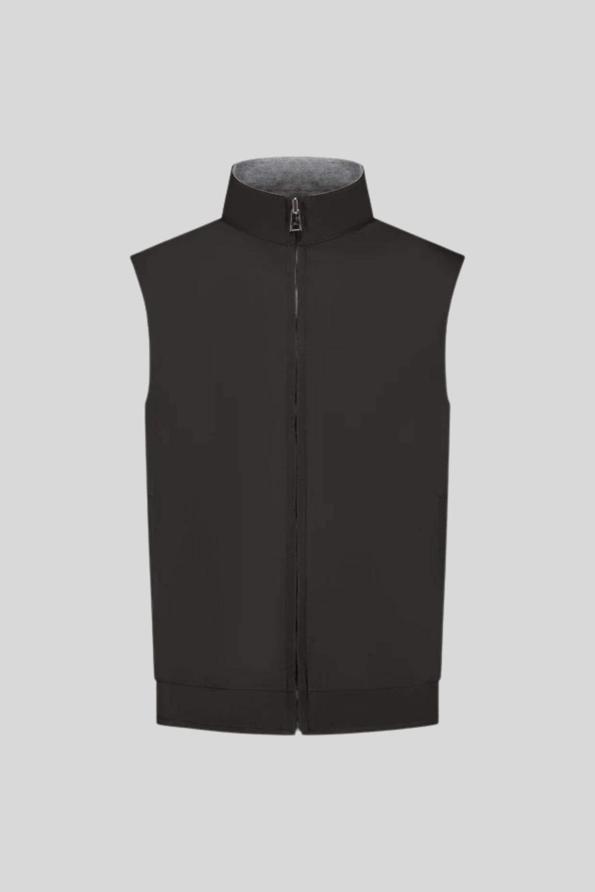 BLACK REVERSIBLE RESORT BODY WARMER