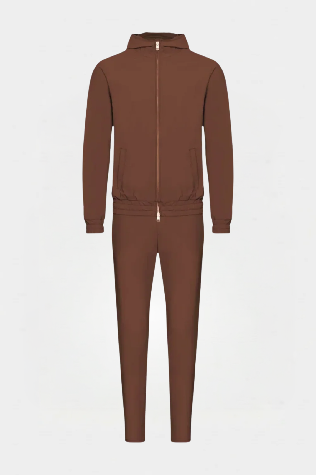 Mocha Brown - Hooded Tech Suit