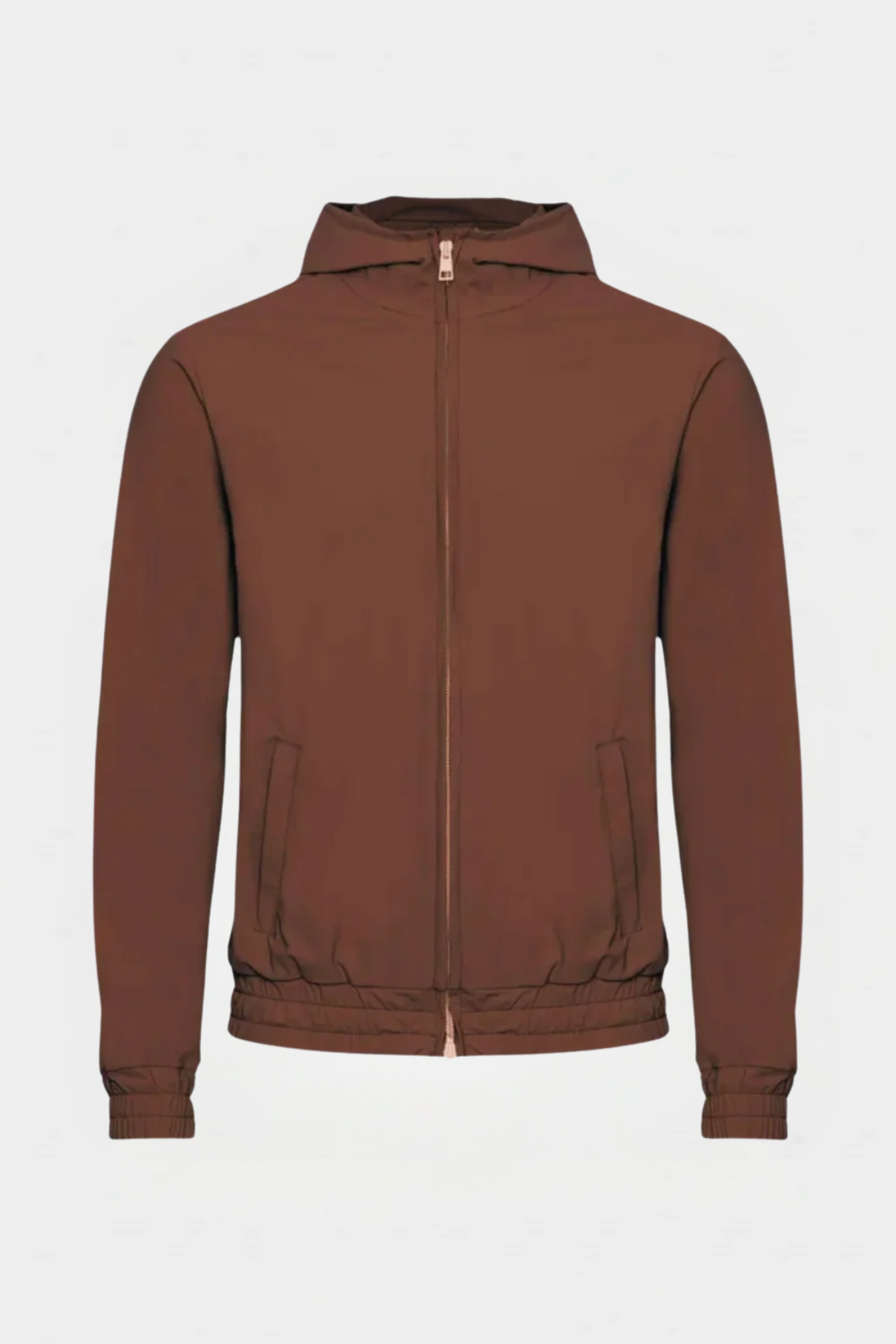 Mocha Brown - Hooded Tech Vest