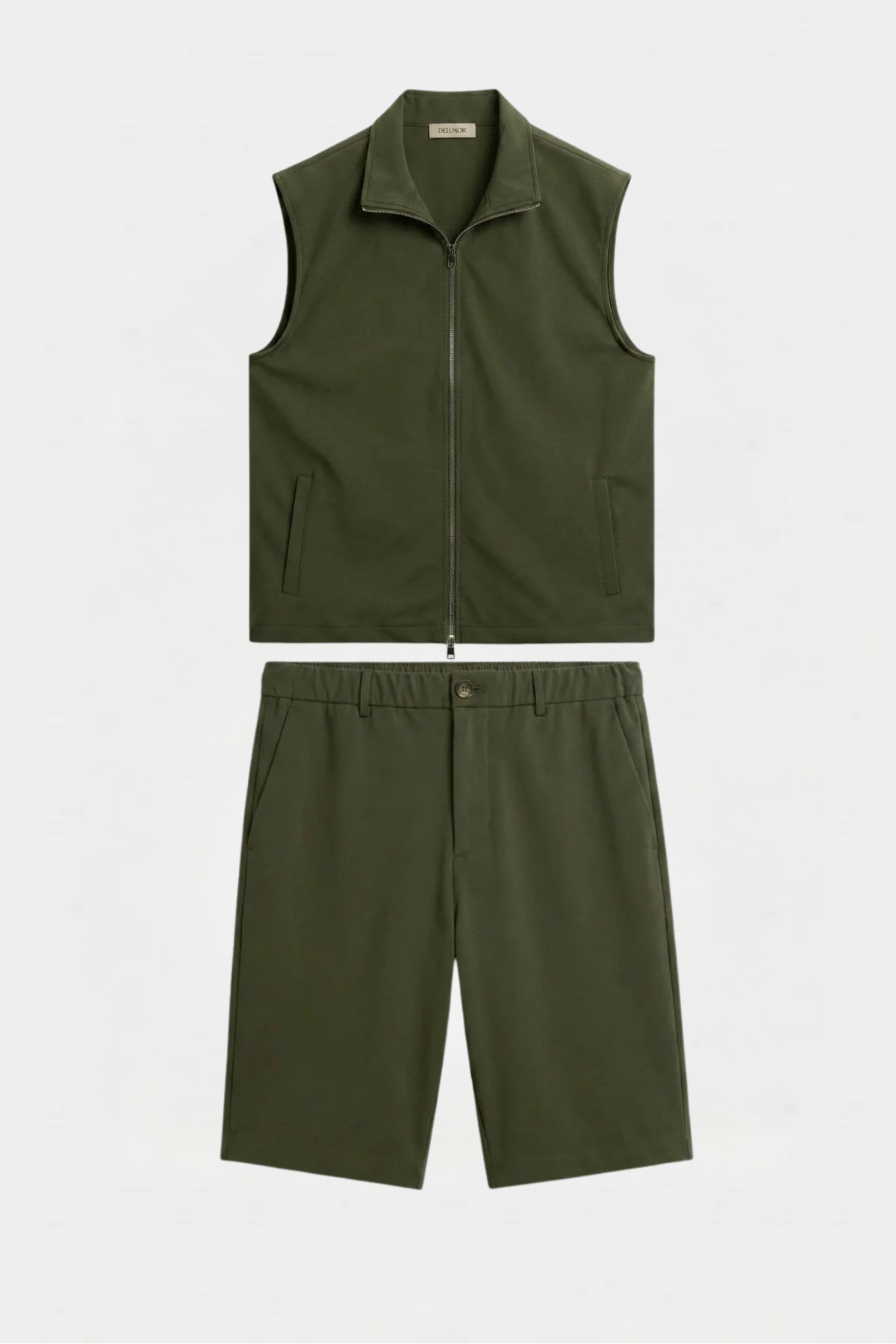 Olive Green - Tech Short Set