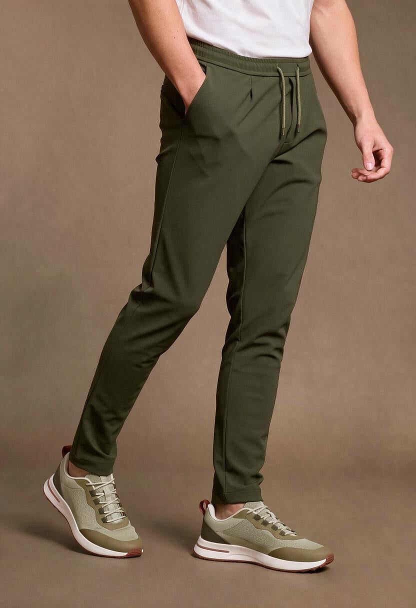 Olive Green - Tech Pantalon