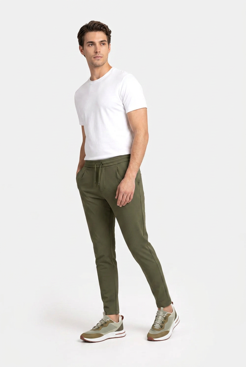 Olive Green - Tech Pantalon