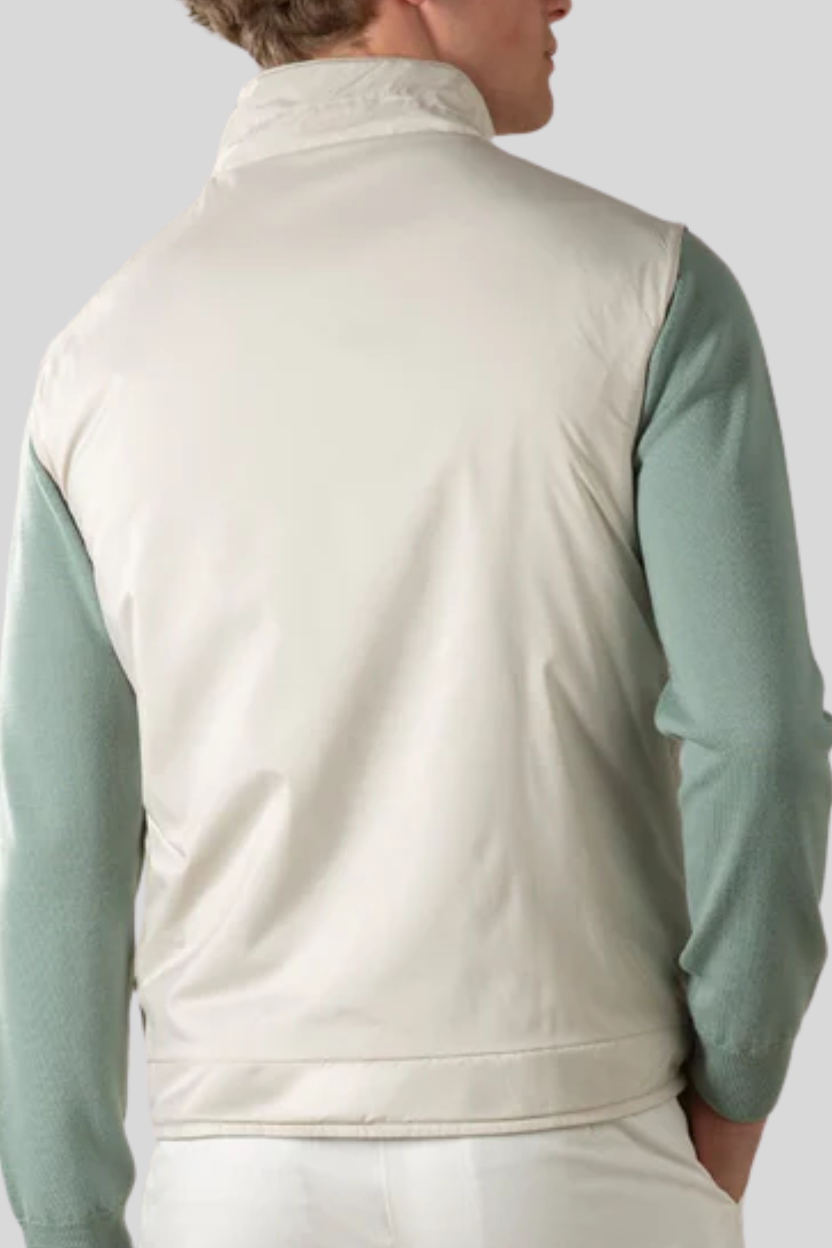 ECRU REVERSIBLE RESORT BODY WARMER