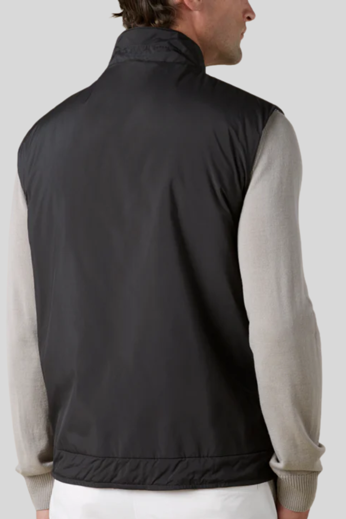 BLACK REVERSIBLE RESORT BODY WARMER