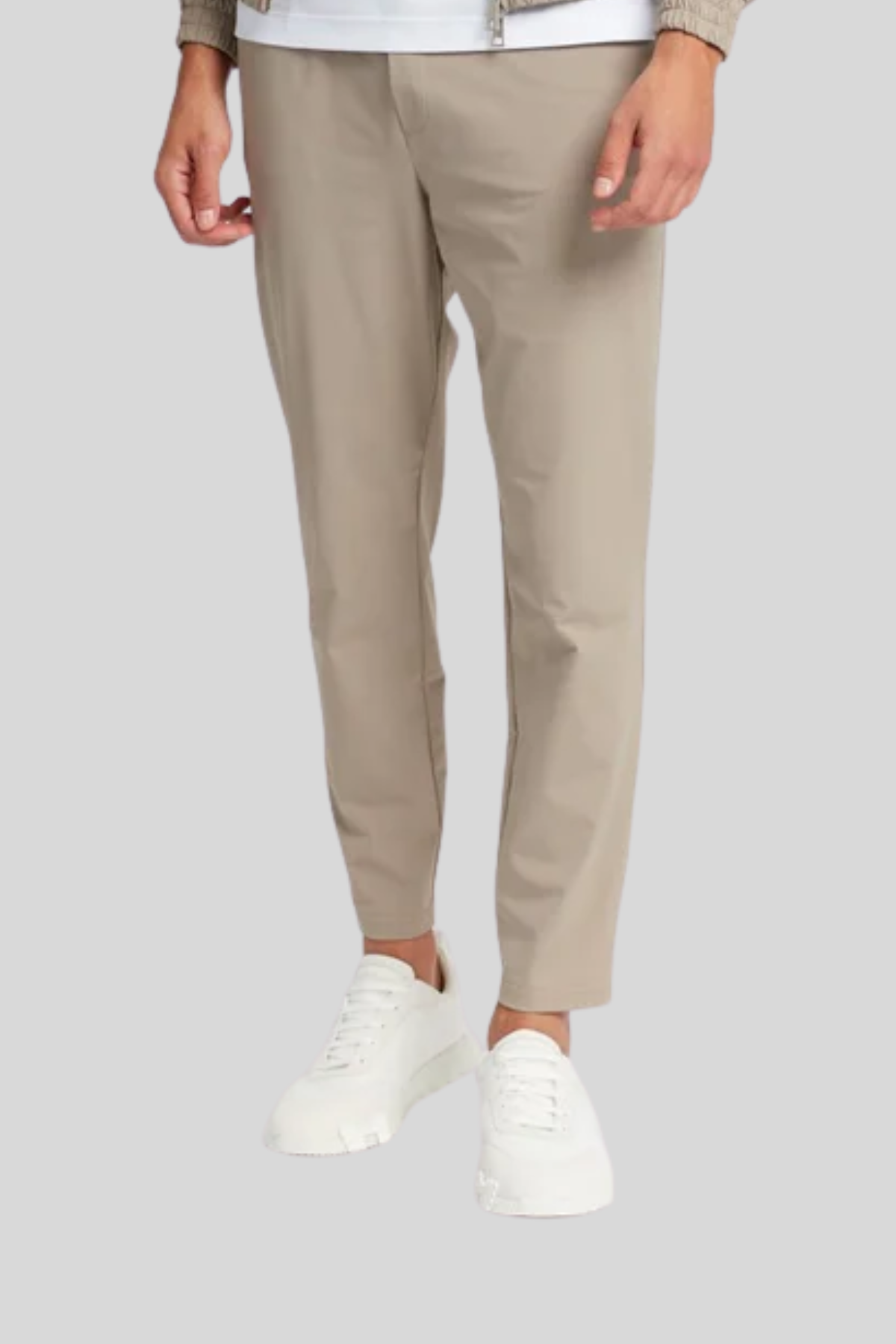 LIGHT BEIGE TECH PANTS