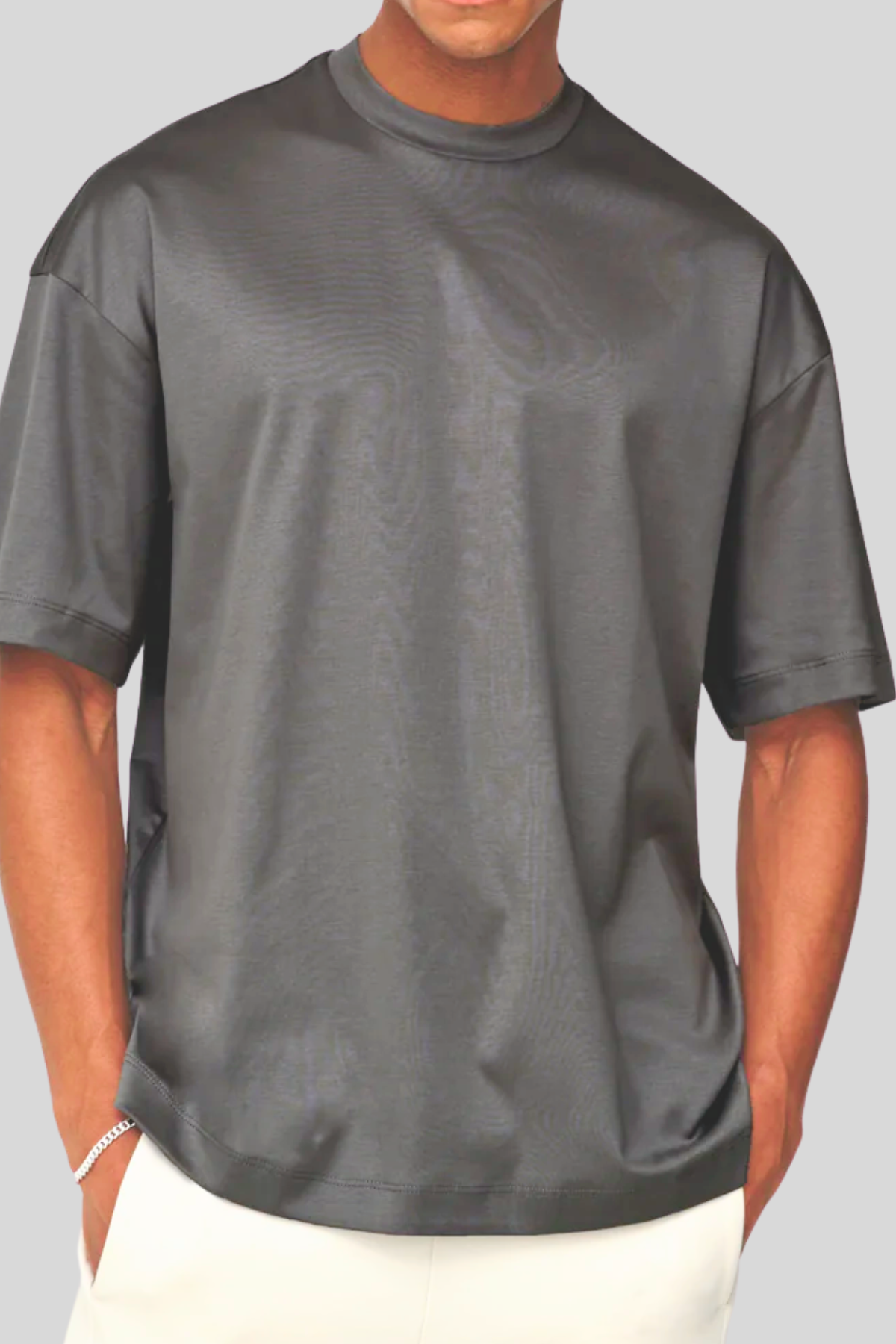 SUPIMA T-SHIRT| GREY