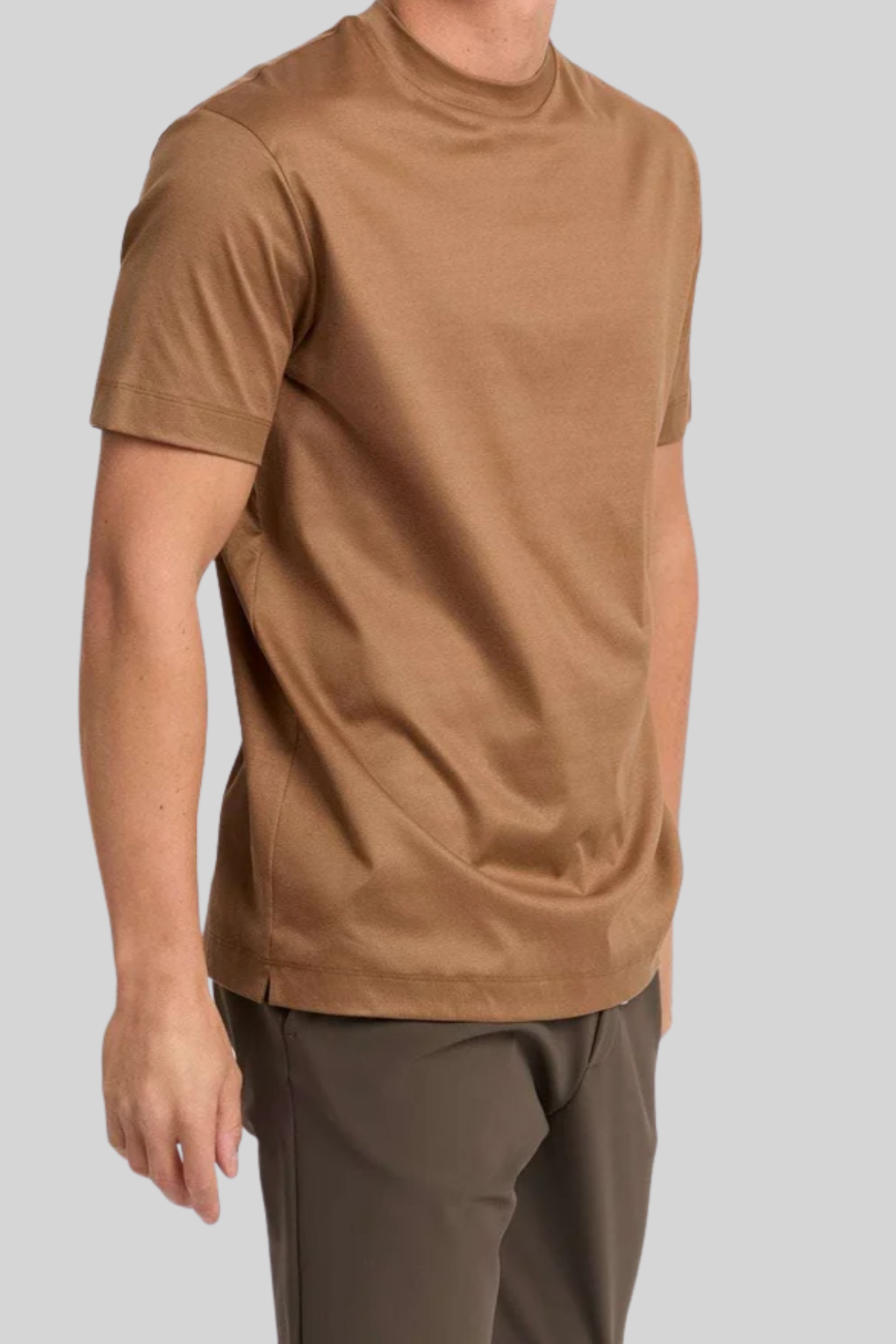 Supima T-shirt | Caramel Brown