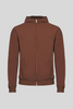 MOCHA BROWN HOODED TECH VEST