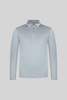 Supima Longsleeve Polo | Mist Grey