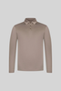Supima Longsleeve Polo | Destert Taupe