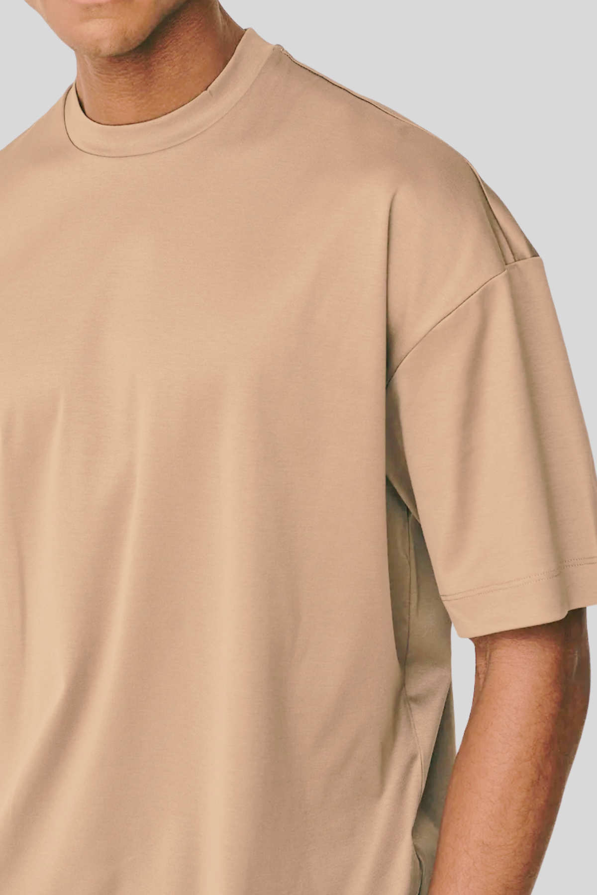 SUPIMA T-SHIRT | HAZELNUT