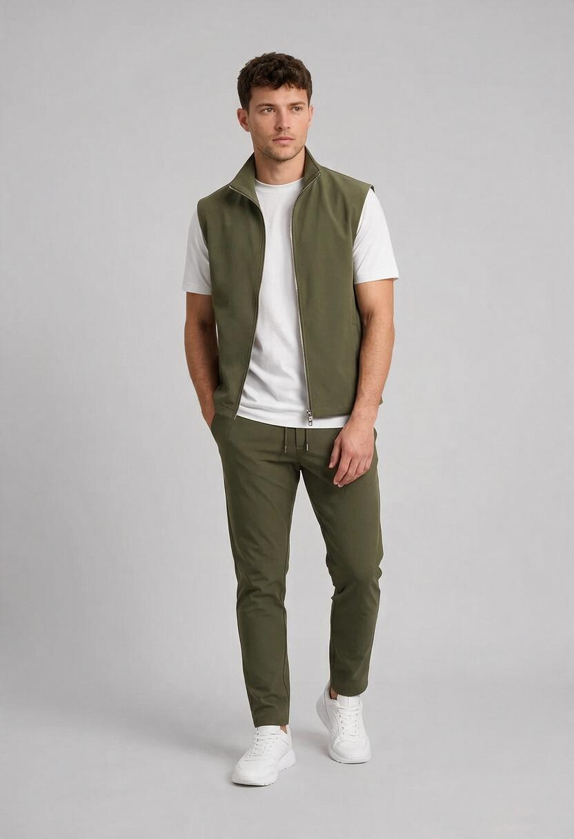 Olive green - Tech Bodywarmer