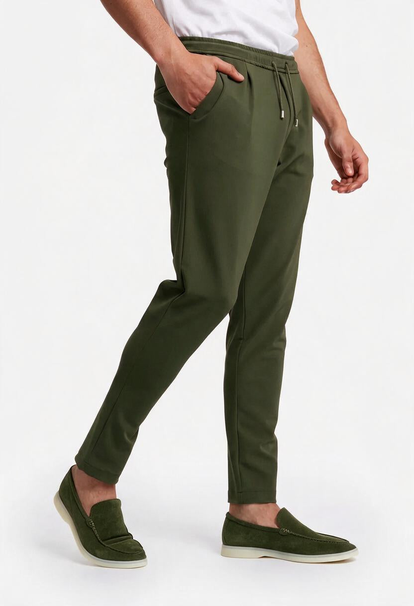 Olive Green - Tech Pantalon